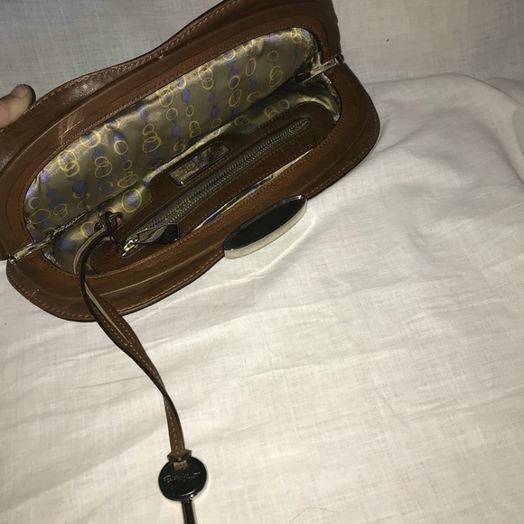 Fifty Four Fossil Brown Leather Clutch - Picture 4 of 8